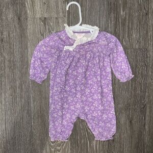 Chaps Lavender Floral Kids Footie